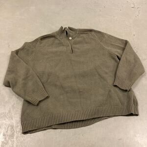 vintage y2k mossimo quarter button sweater